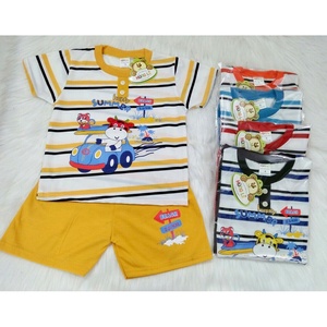 Combinaison de jogging en coton pour enfant, vêtements de maison, motif dessin animé, pyjama à manches courtes, nouvelle collection été 2020 - Product Image 5