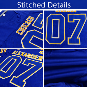 Camiseta de Fútbol Americano OEM Personalizable con Nombre y Número del Equipo, Secado Rápido, Tela de Malla 100% Poliéster, Marca Personalizada B2B, Tallas Grandes - Product Image 5