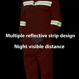 Combinaisons réfléchissantes avec logo personnalisé, vêtements de travail imperméables avec bande réfléchissante haute visibilité pour les entrepreneurs en construction - Product Image 6