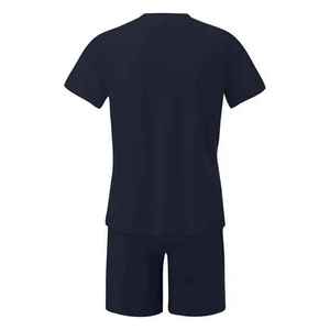เสื้อยืดลำลองผู้ชายไซส์ใหญ่ ระบายอากาศได้ดี พร้อมกางเกงขาสั้นเข้าชุด สำหรับฤดูร้อน ชุดลำลองคู่รัก คุณภาพสูง - Product Image 4
