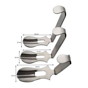 Ensemble de ciseaux chirurgicaux manuels en carbure de tungstène, instruments de salle d'opération en acier inoxydable, haute précision, autoclavables - Product Image 6