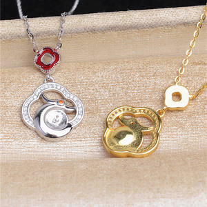 Bracelet en argent S925 avec perles et accessoires DIY en forme de serpent du zodiaque pour pendentifs et breloques en perles 5603 Bracelet DIY personnalisable - Product Image 2