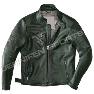 Leather Cowhide Kangaroo Winter Breathable Windproof Customizable Made to Measure Hump Mens Biker Jacket CE <b>Protectors</b> - Product Image 4