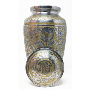 Urnas de cremación de aluminio metálico duraderas, de alta calidad y asequibles, con un diseño elegante para cenizas humanas y de mascotas, y artículos funerarios. - Product Image 4