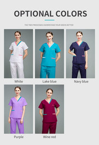 Tenue de Travail Unisexe pour Hôpital au Design Optimal, Blouses Médicales de Haute Qualité en Mélange de Coton et Tissu Denim, Détection des Aiguilles, Confortable, Taille XL - Product Image 4