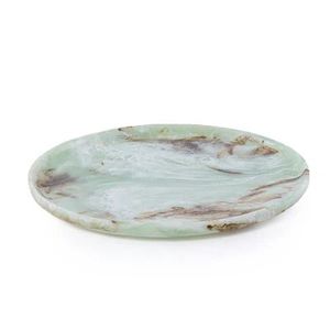 Bol de service en résine fait main, bol à salade décoratif de luxe, assiette de service en résine décorative en gros par Curio Craft - Product Image 1
