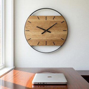 Natural Wooden <b>Clock</b> Cheap Price Stylish <b>Wall</b> <b>Clock</b> for Living Room <b>Bedroom</b> Office and Gift Use Wooden <b>Wall</b> <b>Clock</b> - Product Image 5