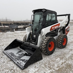 Chargeuse compacte Bobcat S76 d'occasion, faible nombre d'heures de travail, bon état, avec godet à attache rapide, à vendre - Product Image 1