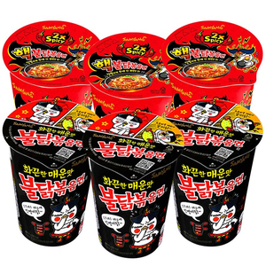 Samyangs Buldak Carbonara Hot Chicken Flavor Ramen Cup 70g 6 Cups Per <b>Display</b> <b>Case</b> For Supermarket Chains And Convenience - Product Image 2