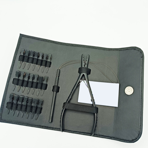 Kit d'outils professionnels de qualité supérieure pour extensions de cheveux durables, pinces à boucles, outils de sectionnement des cheveux, pinces de sectionnement - Product Image 1