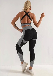 Leggings de yoga taille haute avec découpes, short en Spandex/Nylon, extensible dans quatre directions, séchage rapide, taille élastique, pour femme, entraînement - Product Image 4