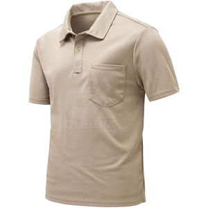 Camiseta de Hombre de Fabricación Profesional, Cuello Alto Frontal, Secado Rápido, Transpirable, Tejido Ecológico de Poliéster/Algodón, Personalizable - Product Image 6