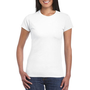 T-shirts d'été pour femmes en gros, coton et polyester, col rond, logo et couleur personnalisés OEM, séchage rapide, respirant - Product Image 5
