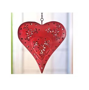 Luxury Metal Heart <b>Tree</b> <b>Ornament</b> for Seasonal Hospitality Decoration - Product Image 5