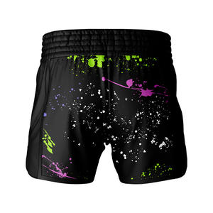 Shorts de boxe pour hommes, légers, respirants, en polyester/nylon, durables, séchage rapide, anti-rétrécissement, 220 g/m², shorts MMA Muay Thai - Product Image 2