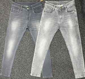 Pantalones Vaqueros Casuales de Moda para Hombre, Estilo Cargo Holgado con Botones, Jeans de Mezclilla para Hombre - Product Image 2