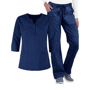 Uniformes Médicos Personalizados con Logotipo, Antiarrugas, Lavables, de Tela Suave, Uniformes de Enfermera, Uniformes de Hospital, Conjunto de Uniformes Médicos para Mujer - Product Image 2