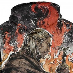 Sudadera con Capucha Personalizada con Estampado por Sublimación 3D, Sudadera de Forro Polar de Poliéster de 280 g/m², Sudadera con Capucha de Alta Calidad con Estampado Completo con Temática de Videojuegos para Hombre - Product Image 6