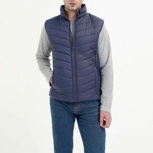 Warm Sleeveless Puffer Vest Men Quilted Lightweight Outdoor Winter Custom Insulated Padded <b>Jacket</b> - Product Image 1