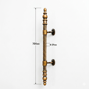 Euro Iron <b>Door</b> <b>Brass</b> Modern Kitchen Cabinet <b>Door</b> Handle 700mm Bar Style - Product Image 1