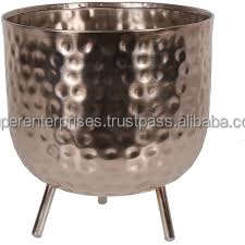 Maceta de latón en macetas de Metal antiguo para decoración del hogar para el hogar, oficina, jardín, hecho en India, macetas y macetas de latón de la mejor calidad - Product Image 2