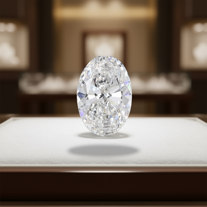 Diamant non monté certifié IGI 5.06 ovale VS1, diamant cultivé neuf - Product Image 3