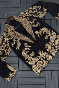 Nouvelle Tendance : Dhoti Réversible Moderne pour Femme, Tenue Décontractée avec Koti en Crêpe Satiné Lourd, Taille 42 Pouces, Longueur 40 Pouces - Product Image 5