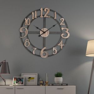 Handmade Metal Wall <b>Clock</b> Artistic Design Iron Wall <b>Clock</b> For Living Room Bedroom Office Wall Decoration - Product Image 5