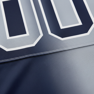 Camisetas de Béisbol Personalizadas de Alta Calidad con Cuello en V, Forma de Abanico, Transpirables, Tallas Grandes, Impresión por Transferencia de Calor, 100% Poliéster - Product Image 3