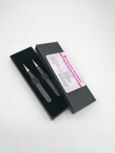 Pince à épiler pour sourcils en acier inoxydable à prix de gros, avec logo personnalisé, pointe fine, pour l'épilation des sourcils et des poils, pince à épiler de beauté - Product Image 6