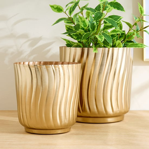 Gold Luxury Brass Planter Pot Manufacturer & Supplier Brass Planter Decorative Pot <b>Vase</b> Handicrafts Planter Sets - Product Image 3