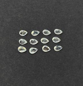 Lote de Piedras Preciosas Sueltas de Piedra Lunar Arcoíris Natural, Corte Pera, 5*7 MM, Certificadas por IGI, para Joyería - Product Image 6