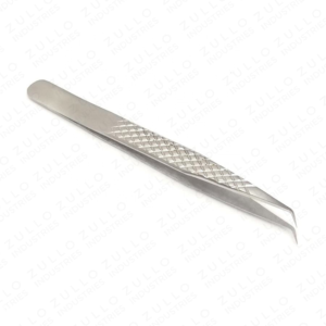 Premium Silver Stainless Steel Eyelash Tweezers Private Label Volume Diamond Grip Classic Lash Extension Precision <b>Tool</b> Kit - Product Image 3