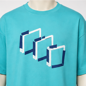 Collection de T-shirts décontractés surdimensionnés en coton tricoté 100% avec impression graphique personnalisée 42 TSA-SPT-0042 - Product Image 5