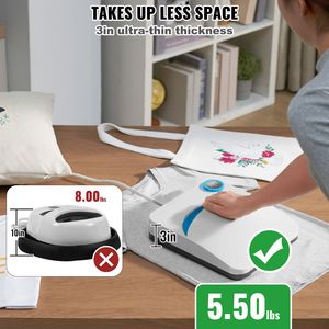 Pressa a Caldo Portatile per Sublimazione 9x9 Pollici per Stampa su Magliette - Facile da Usare e Multifunzionale - Product Image 6