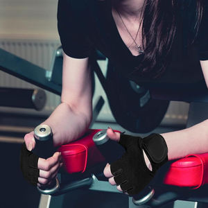 Guantes de Entrenamiento de Cuero para Hombre y Mujer, Diseño Transpirable de Medio Dedo, Ligeros, Unisex, para Levantamiento de Pesas - Product Image 6