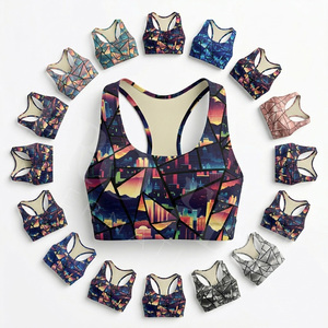 High Performance Women Sports <b>Bra</b> Colorful Custom Style Shoulder <b>Strap</b> Racerback Workout OEM ODM Yoga Fitness Sports <b>Bra</b> Ladies - Product Image 1