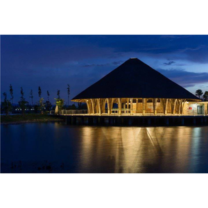 Restaurant Hutte 50-200 m² Vue 360° Serre Écologique Bambou Préfabriqué Maisonnette Moderne Bungalow Vietnam Garantie 3 Ans - Product Image 4