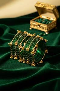 Conjuntos de brazaletes pakistaníes e indios Churiyan, los más demandados, modernos y ligeros para mujer, diseño nupcial, brazaletes de moda kashmirí. - Product Image 2