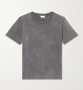 T-shirt Homme Délavé à l'Acide Prix de Gros 100% Coton Streetwear Hip Hop Personnalisable avec Logo T-shirt Vintage Oversize - Product Image 1