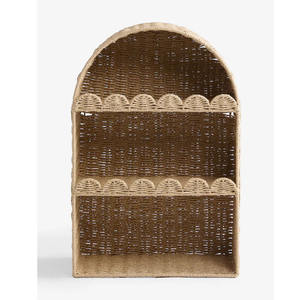 Adornos de Pared con Elegante Diseño Arqueado, Estante de Almacenamiento Decorativo, Organizador Ecológico Hecho a Mano Estilo Boho para Sala de Estar y Dormitorio - Product Image 1