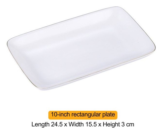 10" rectangular Plate