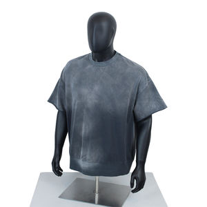 Camiseta de Hombre Oversize de Algodón 220 GSM con Hombros Caídos, Efecto Desgastado por el Sol, Corte Boxy y Lavado Ácido, Personalizable, de Alta Calidad - Product Image 1