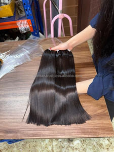 Pour Genius trame usine prix de gros pour brut 100% Remy naturel vietnamien Extensions de cheveux os droit en vrac cheveux humains - Product Image 6