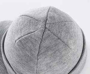 Best Quality Knitted Polyester/Cotton Breathable Waterproof Beanie <b>Hats</b> for Men & Women Winter Beach Travel Customizable OEM - Product Image 4