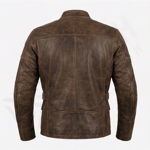 Veste de moto en cuir véritable pour homme de qualité supérieure, nouvelle arrivée, vestes de moto d'hiver, protections amovibles, personnalisables - Product Image 2