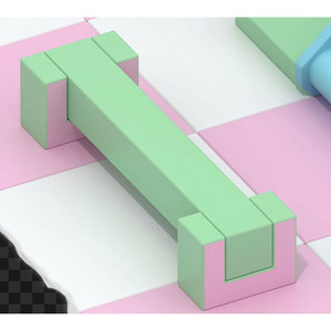 Parque de Juegos Interior de Plástico Colorido para Niños con Coches y Bloques, Juguete Educativo para Parques de Diversiones Comerciales - Marca de Parques Infantiles Interiores - Product Image 2