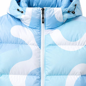 OEM Custom logo Shiny Thick Warm Winter <b>Cropped</b> Down <b>Jacket</b> Custom Streetwear Classic Zipper up Women <b>Puffer</b> <b>Jacket</b> - Product Image 6