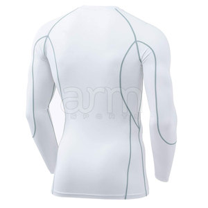 Rashguard pour homme, dernier design, best-seller, en spandex et polyester, pour entraînement, en vente en ligne - Product Image 2