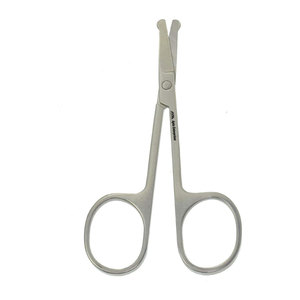 Tijeras para el pelo de la nariz, herramienta de aseo profesional de acero inoxidable, punta fina, punta de seguridad, duradera, reutilizable, recorte preciso del pelo de la nariz - Product Image 4